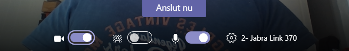 Aktivera bakgrund när du startar mötet